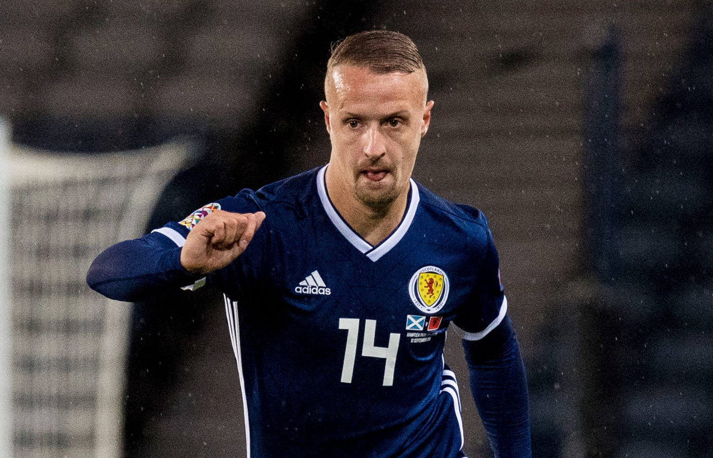 Leigh Griffiths in action for Scotland