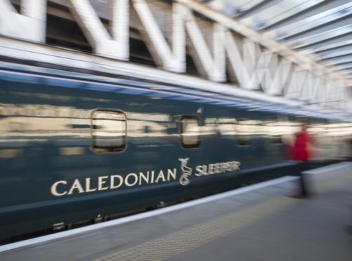 The Caledonian Sleeper service.