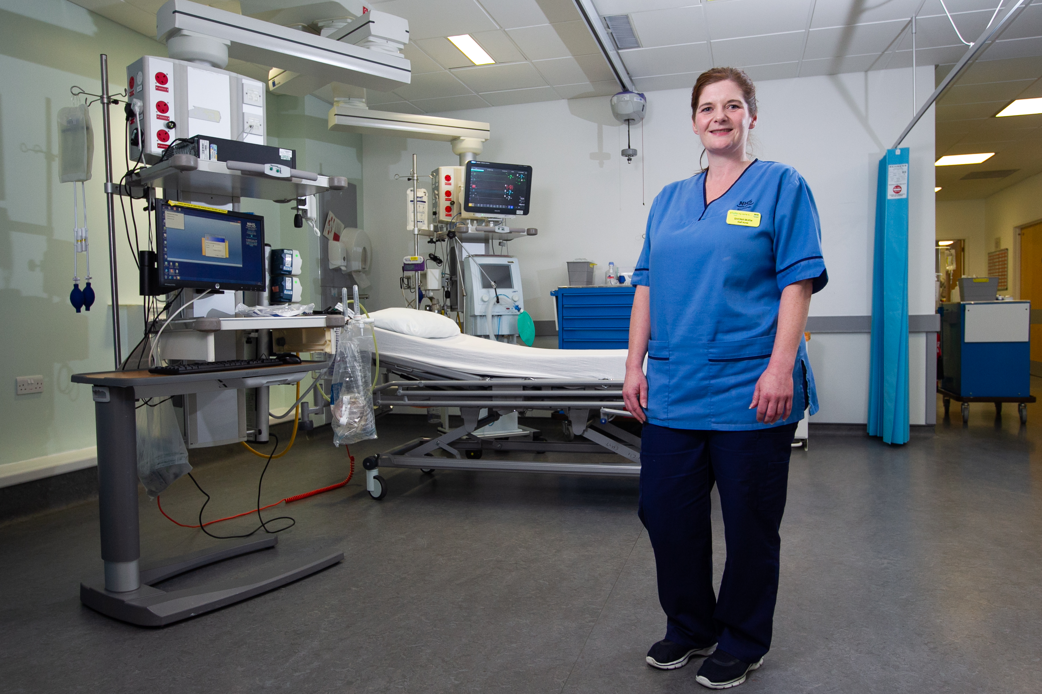 Shona McKie, who works in intensive care