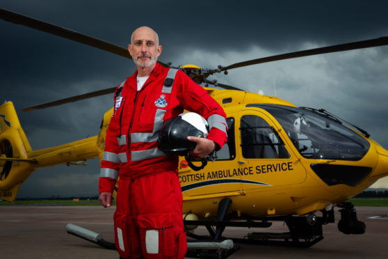 Dr Stephen Hearns of the Scottish Air Ambulance Service