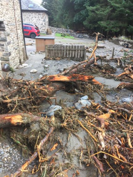 Damage to property on Loch Katrine