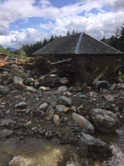 Damage to property on Loch Katrine
