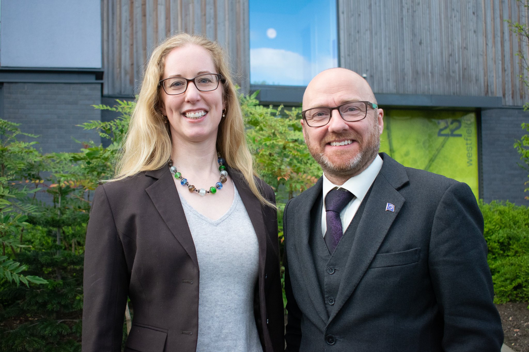 Scottish Greens co-leaders Lorna Slater and Patrick Harvie