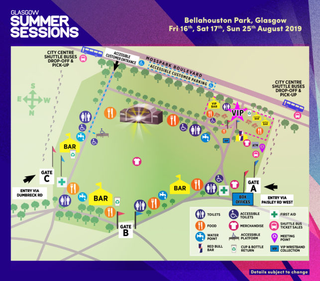 Glasgow Summer Sessions 2025 Golden Circle Schedule Licha Evangelina