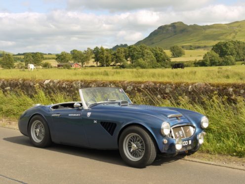 An Austin Healey 3000