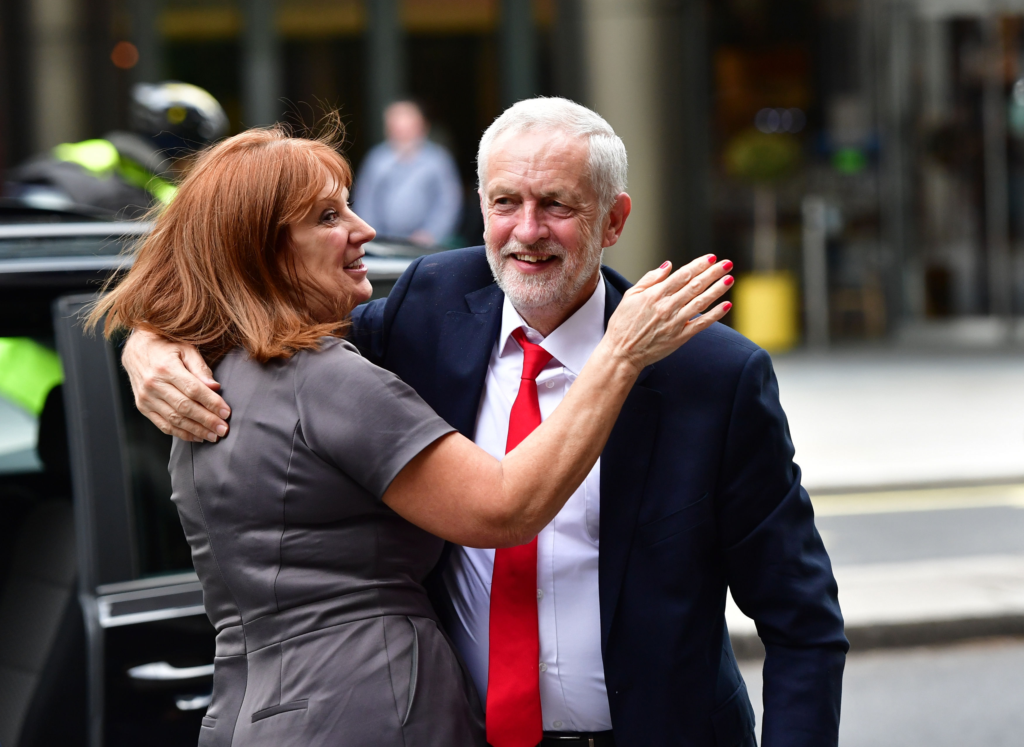 Jeremy Corbyn and top aide Karie Murphy