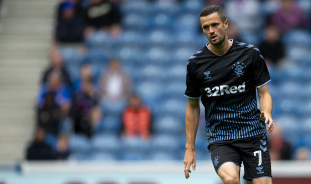 Jamie Murphy in action for Rangers