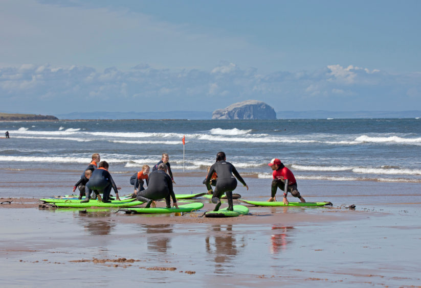 Travel Surf's up in exhilarating Dunbar The Sunday Post