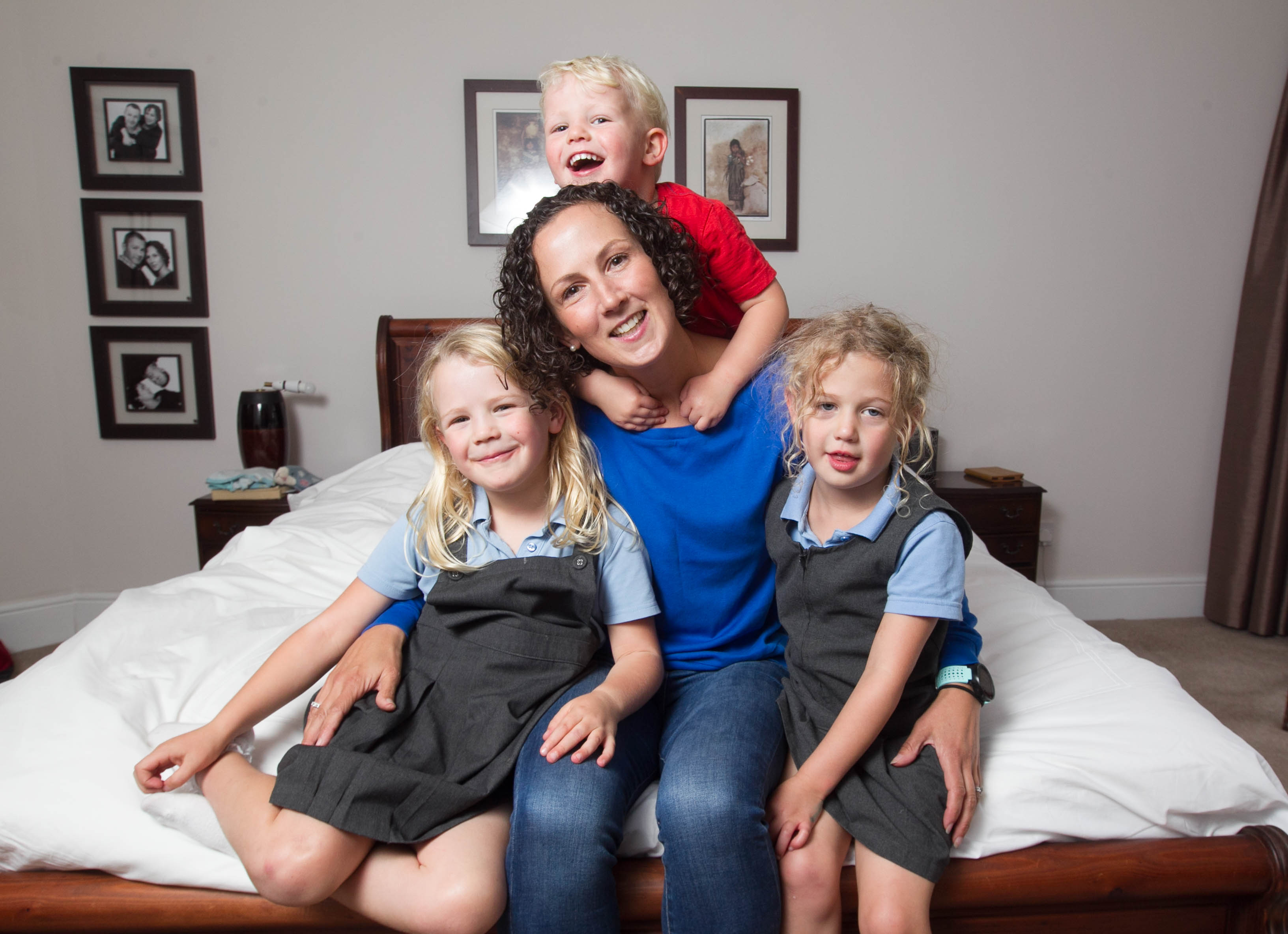 High school teacher Ruth Scott, 44, from Glasgow, had her third child Matthew, three, when she was 41. She is also mum to Anna. six, and Emily, four.