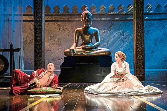 Jose Llana and Annalene Beechey in the West End production of The King And I