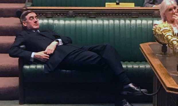 Jacob Rees-Mogg in the Commons last week
