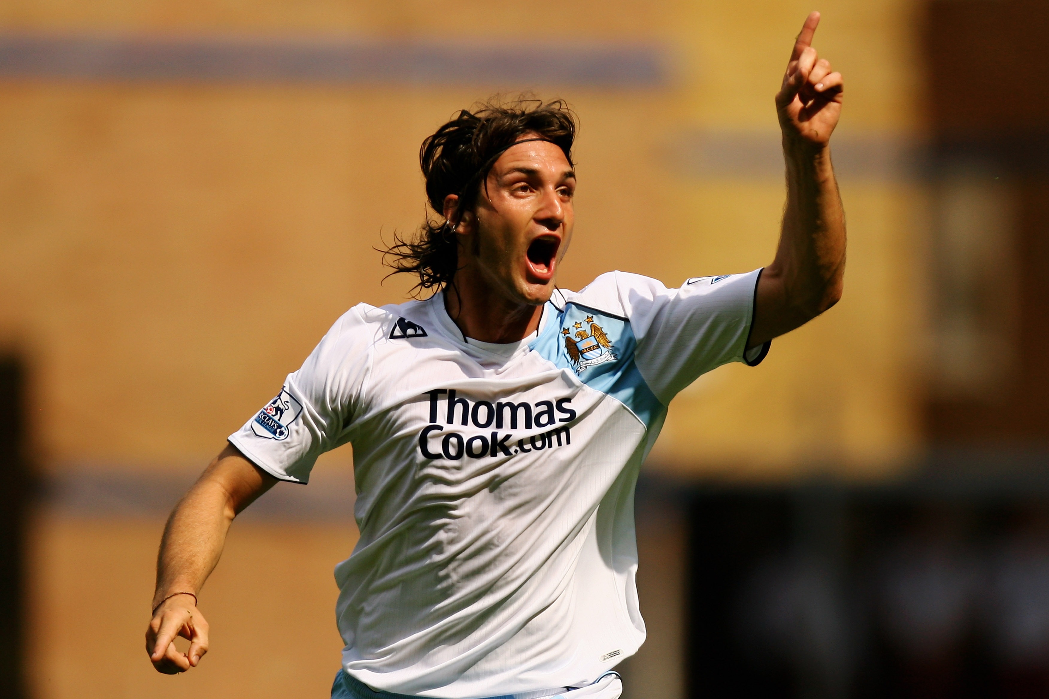 Rolando Bianchi in action for Manchester City in 2007