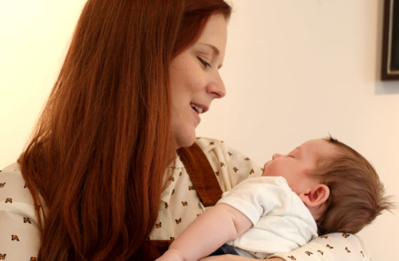 Della McGill and her son, Callum