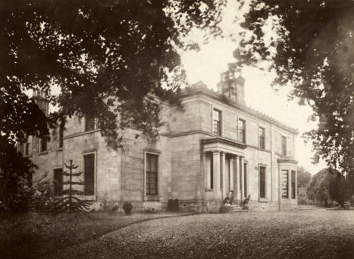 Gryffe Castle in Kilmalcolm. It was once a children's home, but is now residential flats.