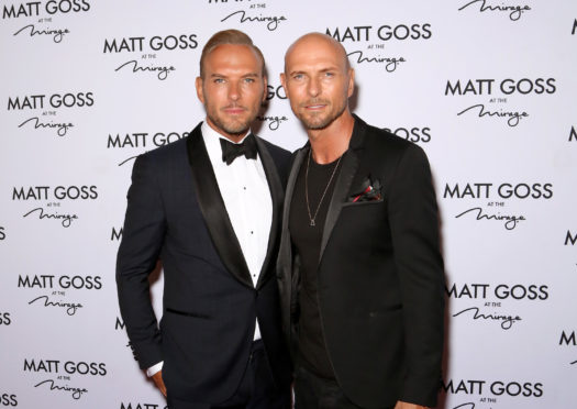 Singer/songwriter Matt Goss (L) and his brother, actor Luke Goss (R).