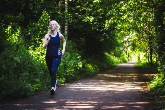 Ellen Renton plays the role of an athlete in the spoken word show