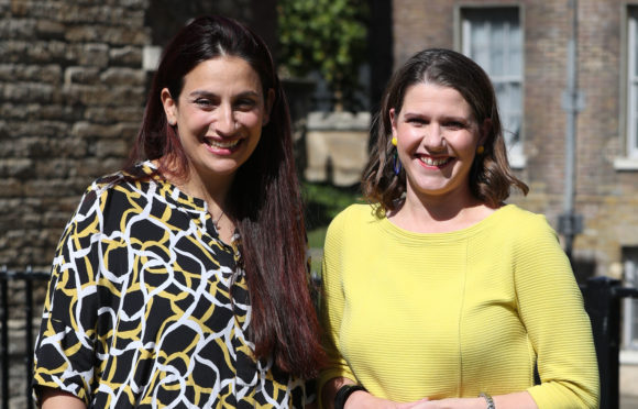 Jo Swinson welcomes ex Labour MP Luciana Berger to Lib Dems last week