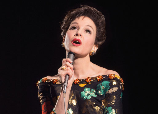 Oscar-winning actress Renee Zellweger in character as Judy Garland in a new biopic which is based on the true story of the Hollywood icon's final concerts in London.