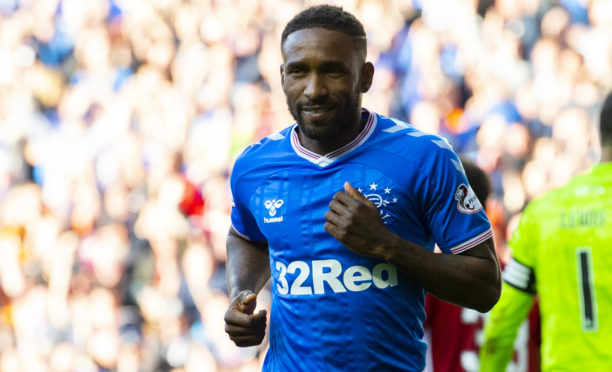 Jermain Defoe was involved in a road collision just hours after a match at Ibrox