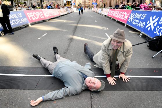 Jack and Victor at the Great Scottish Run event