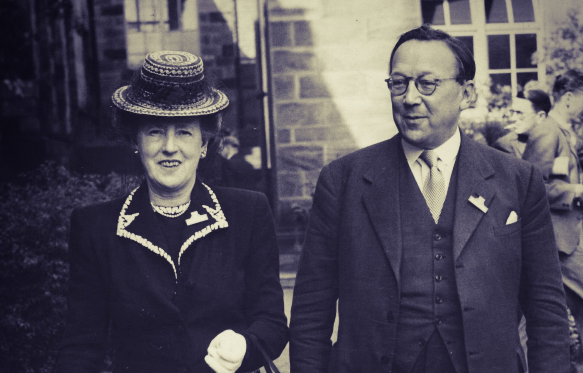 Sir Robert Watson-Watt with his first wife Margaret