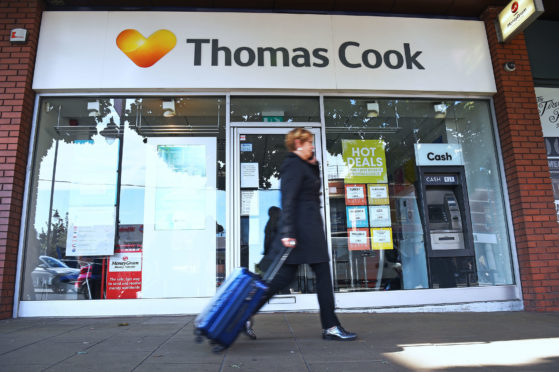 A Thomas Cook high street store