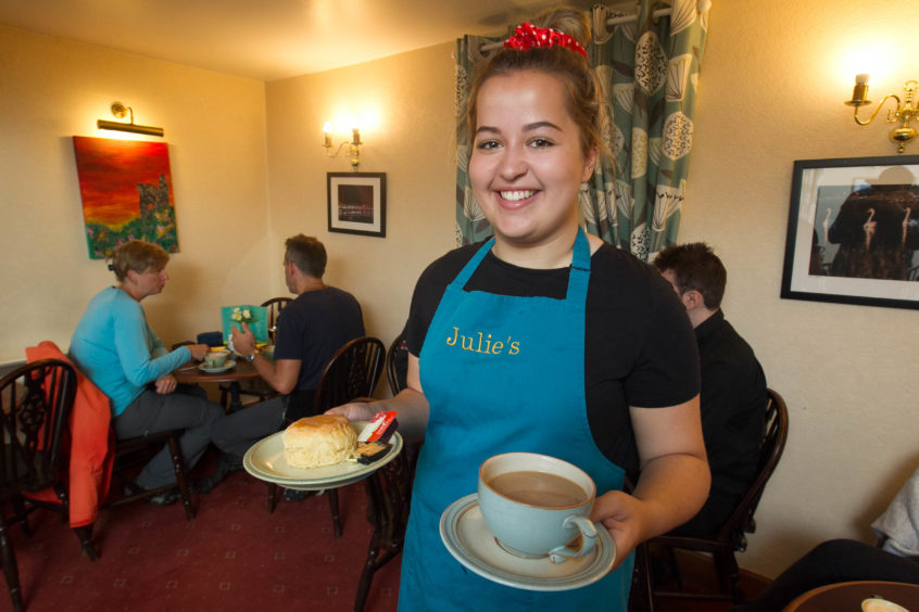 Waitress Jennie Maclean