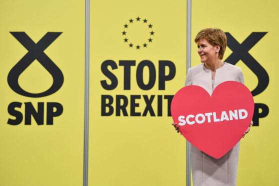 Nicola Sturgeon at the SNP Conference