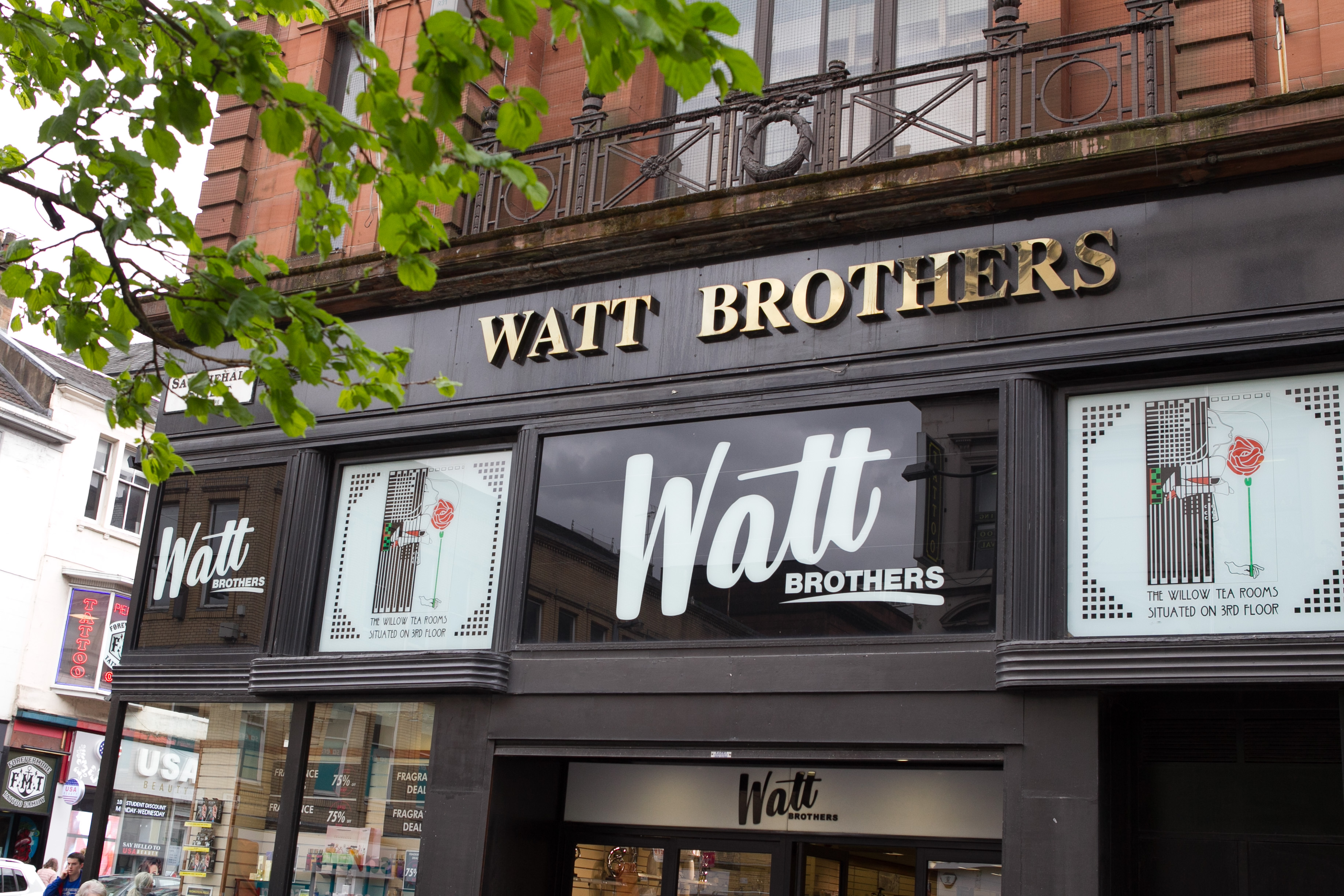 Watt Brothers department store in Glasgow