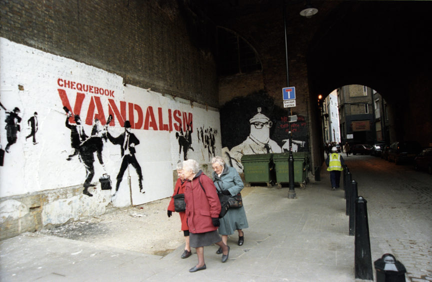 Image featured in new book Banksy Captured