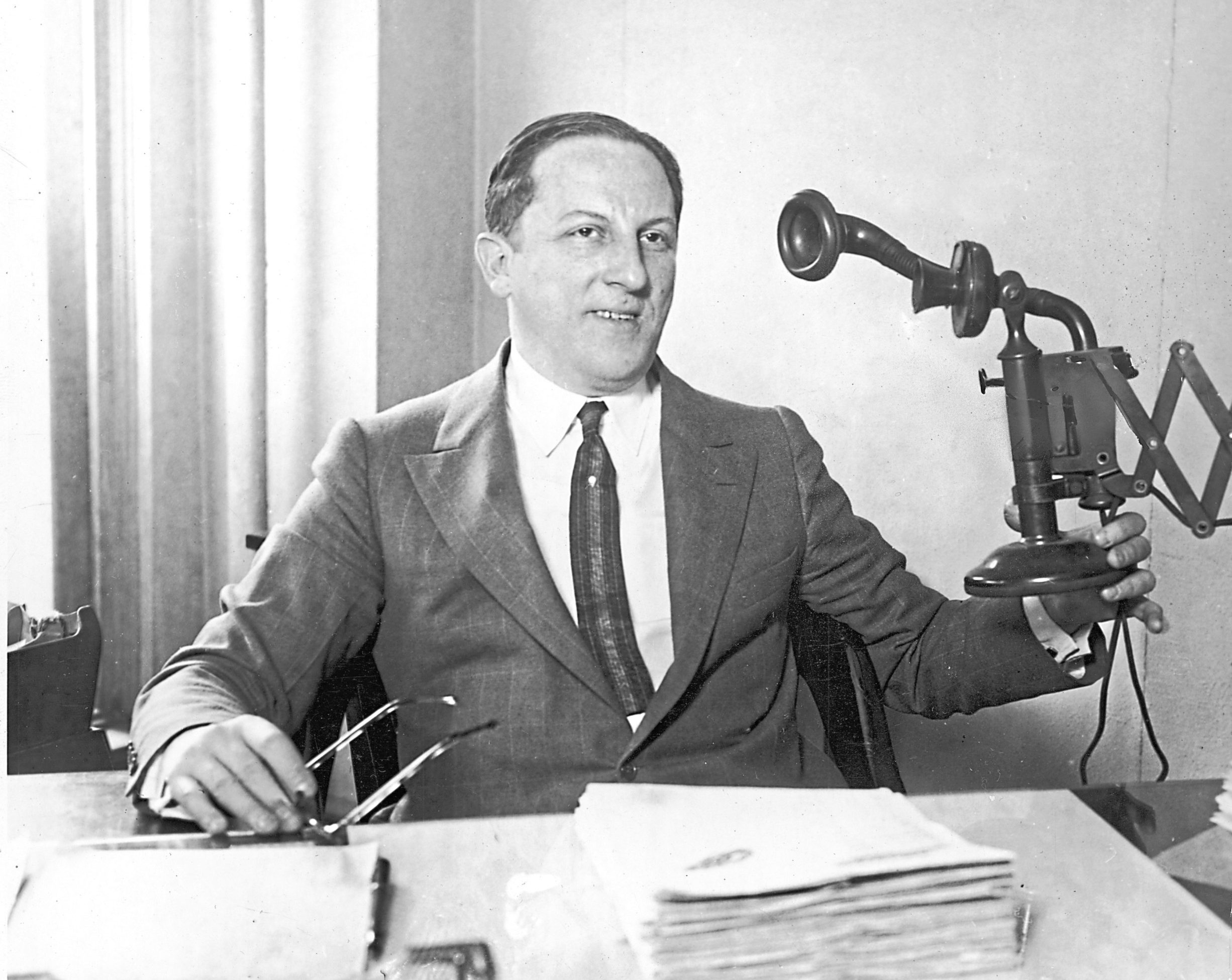American professional gambler Arnold Rothstein. He was accused of masterminding the Black Sox baseball scandal of 1919, in which eight team members of the Chicago White Sox confessed to accepting bribes to throw the World Series to the Cincinnati Reds.