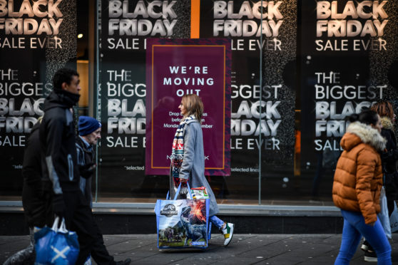 Black Friday on Buchanan Street, Glasgow