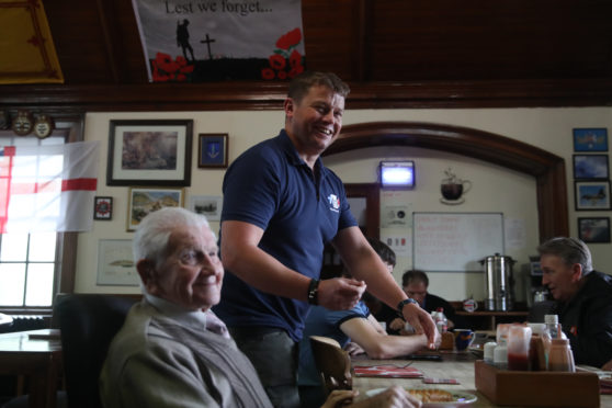 Adam Edwards works closely with veterans of all ages at The Coming Home Centre