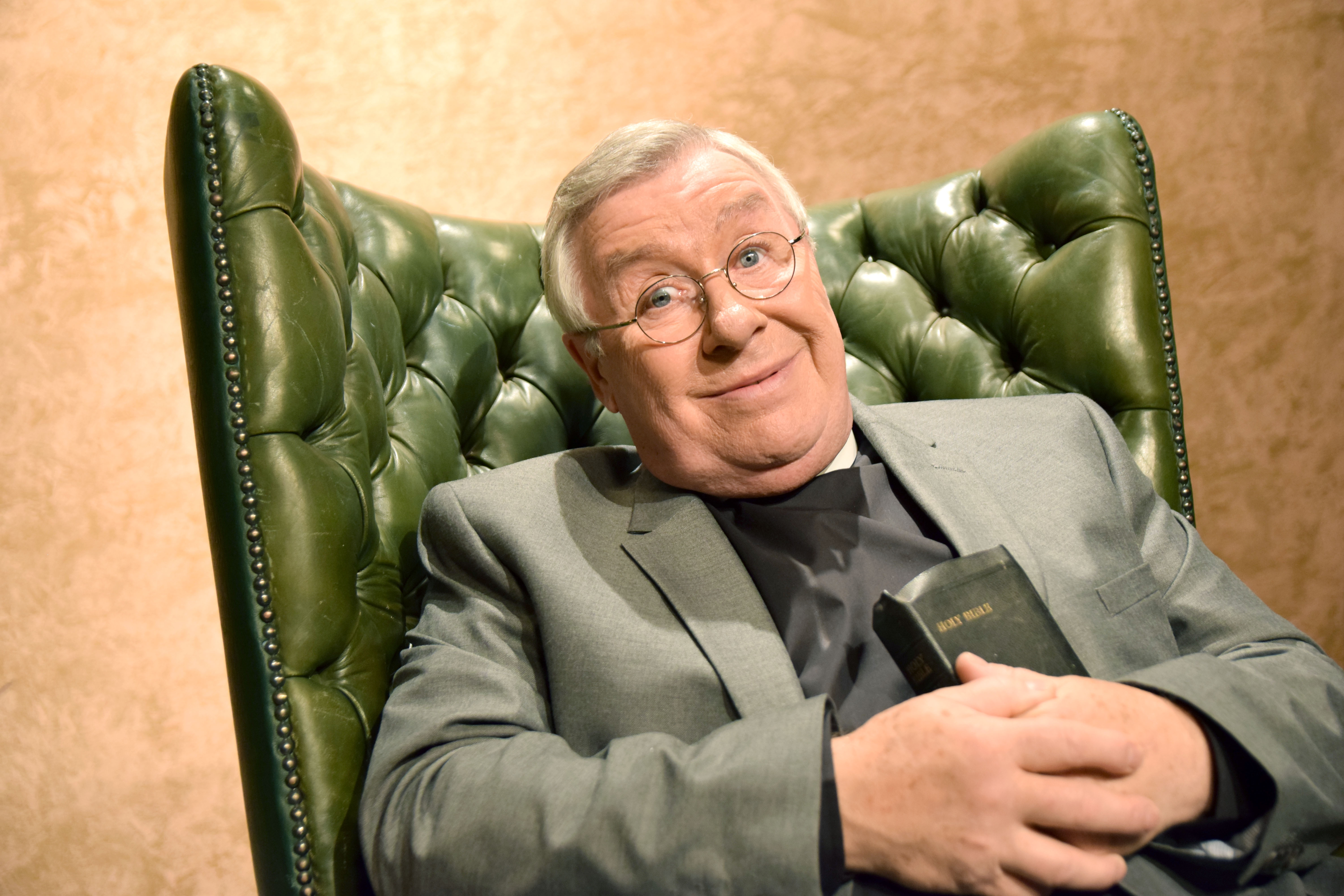 Gregor Fisher as Rikki Fulton's iconic character Rev I.M. Jolly for a special appearance on Hogmanay.