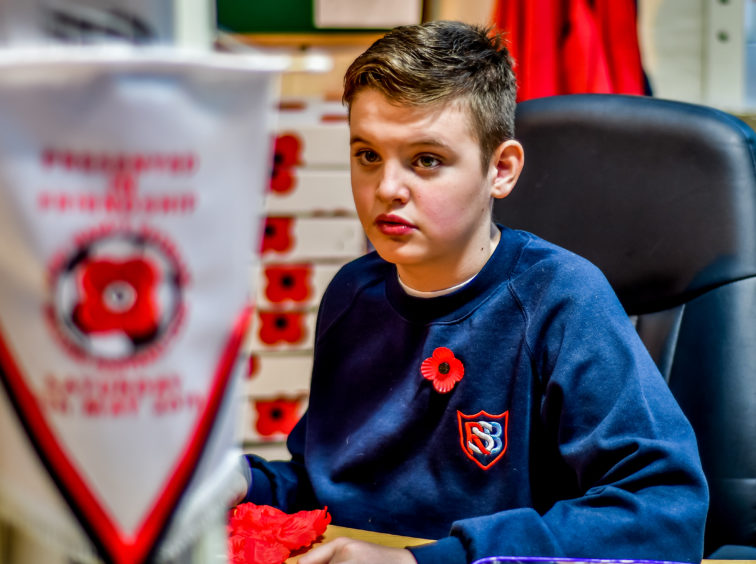 Royal Blind pupils visit Lady Haig's Poppy Factory