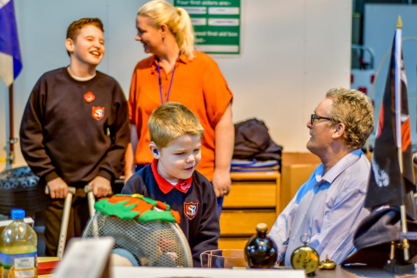 Royal Blind pupils visit Lady Haig's Poppy Factory