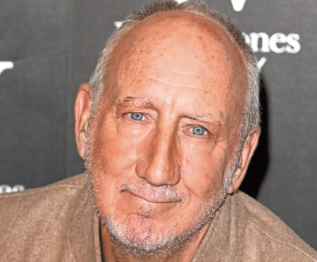 Pete Townshend, guitarist of the legendary British rock band The Who, attends his new novel, The Age of Anxiety.