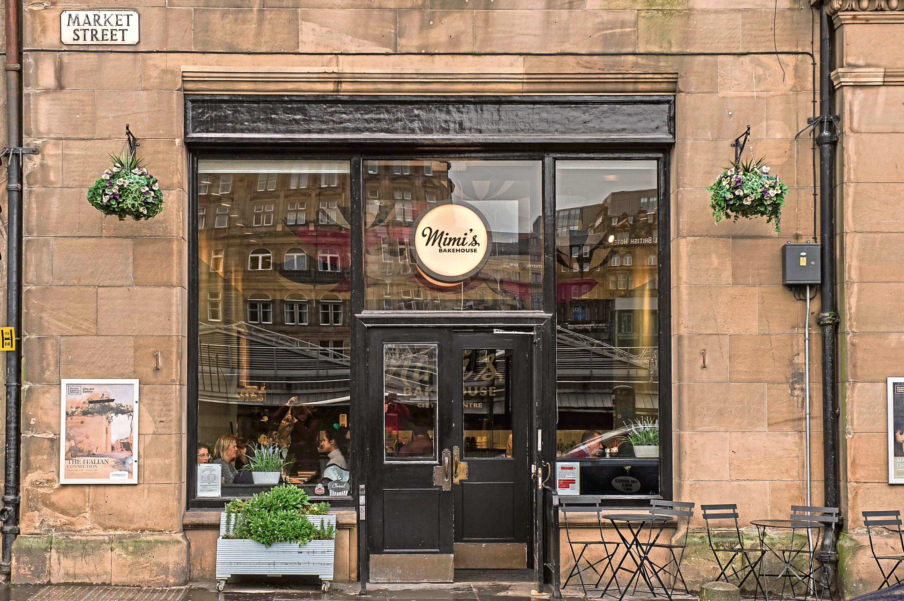 Mimi's Bakehouse, at the CCA, Market Street, Edinburgh.