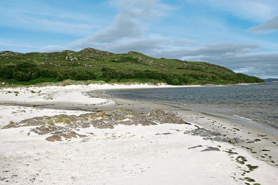 The stunning beaches of the Silver Sands of Morar