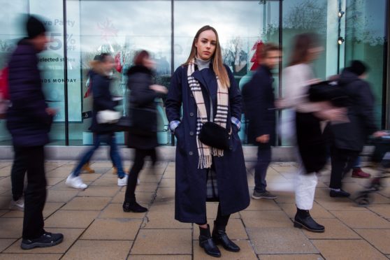 Nurse Ashleigh Hanlon, on Princes Street in Edinburgh, has warned of the dangers of BNPL schemes