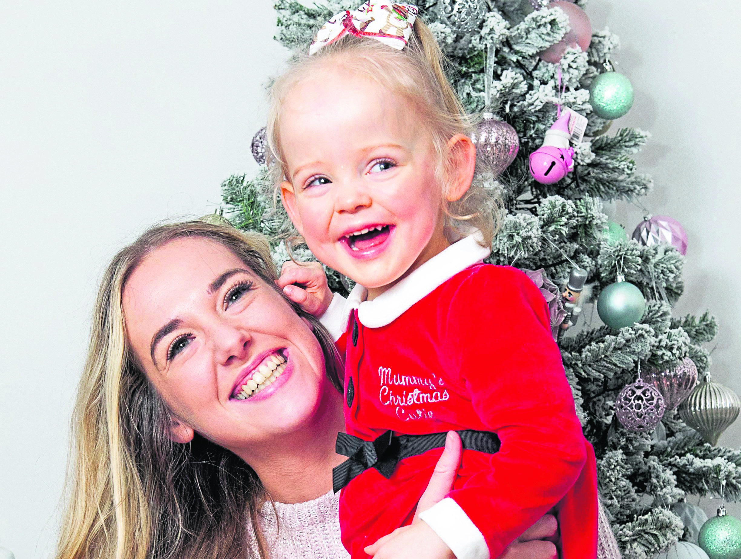 Two-year-old Clara Healy, with mum Sophie.