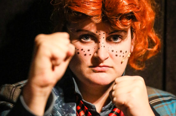 Leanne Traynor as Basher McKenzie in Oor Wullie The Musical