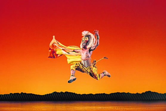 Dashaun Young in The Lion King.