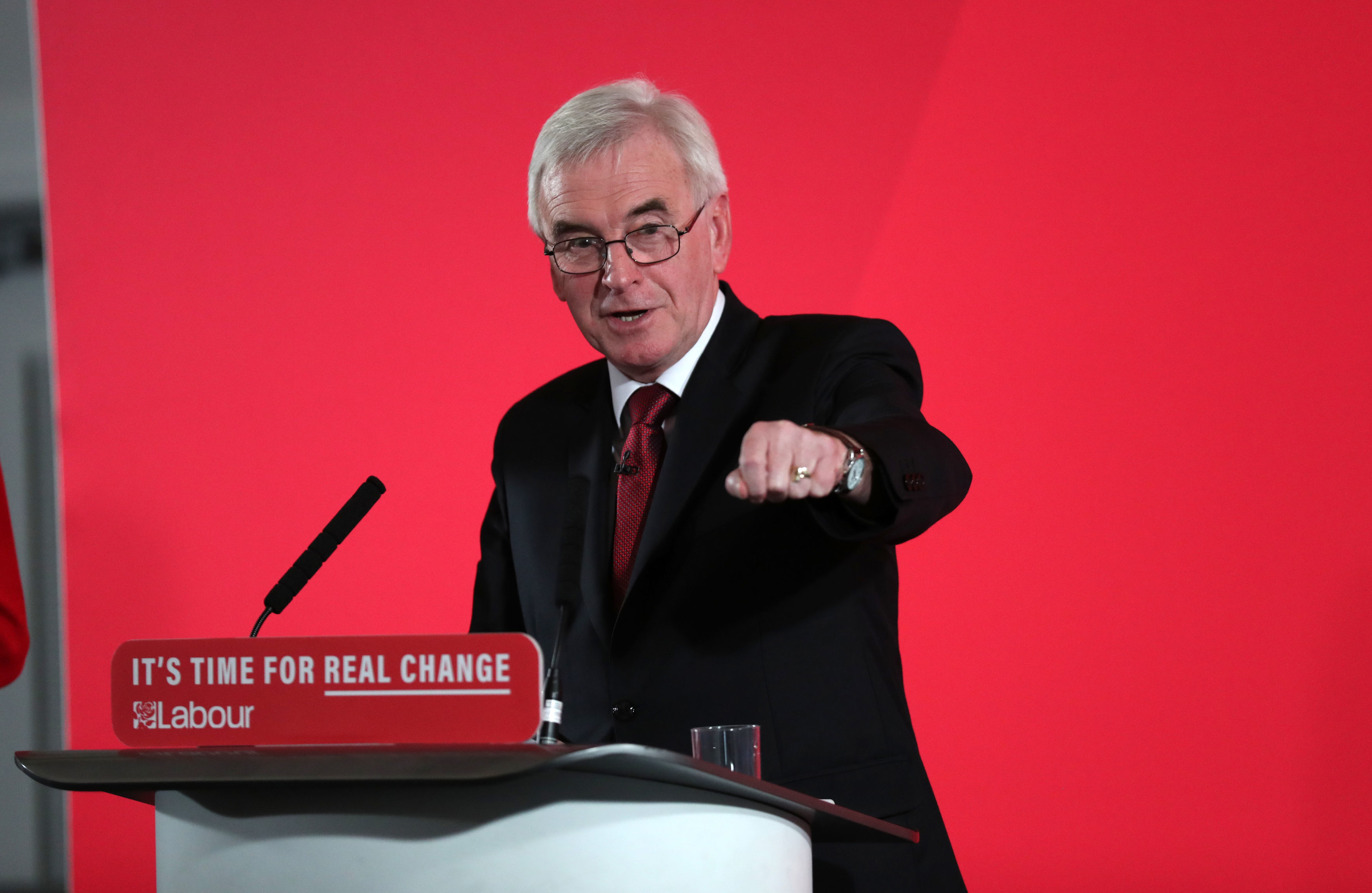 Shadow chancellor John McDonnell