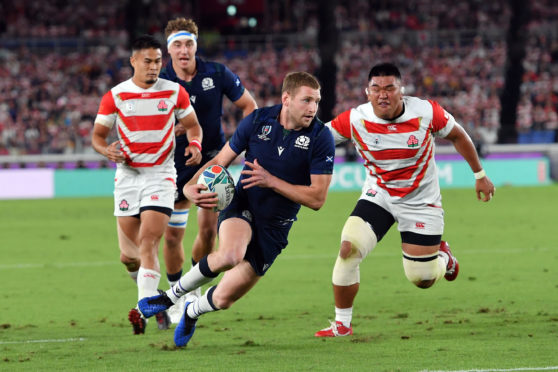 Scotland v Japan in the Rugby World Cup