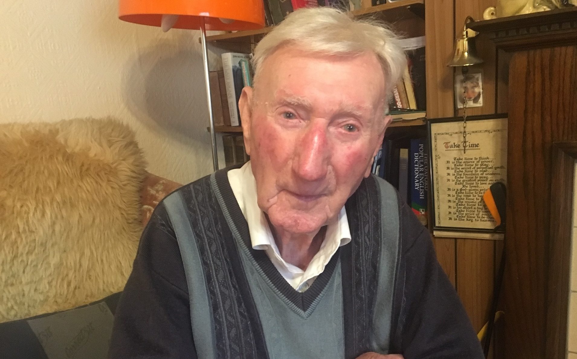 Jimmy Johnstone, 98, from Aberdeen