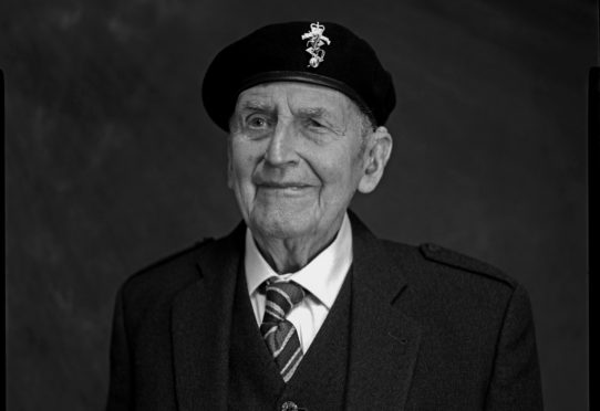 John McOwan, 98, from Peebles,