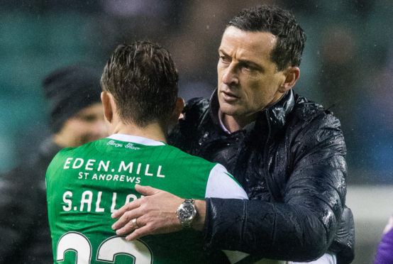 Jack Ross with Scott Allan