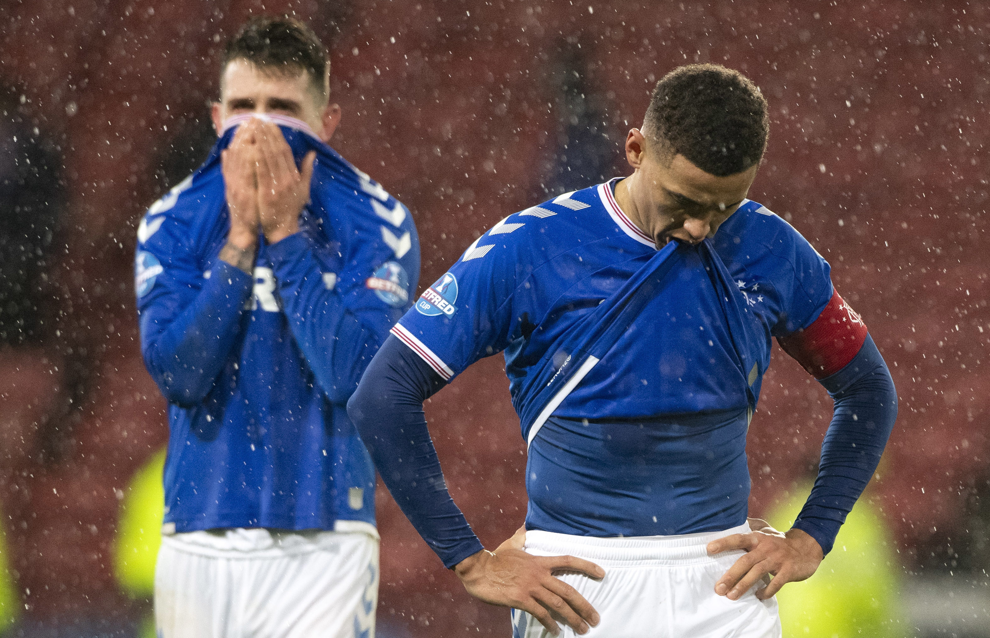 The anguish of James Tavernier and Ryan Jack after the League Cup Final was plain to see