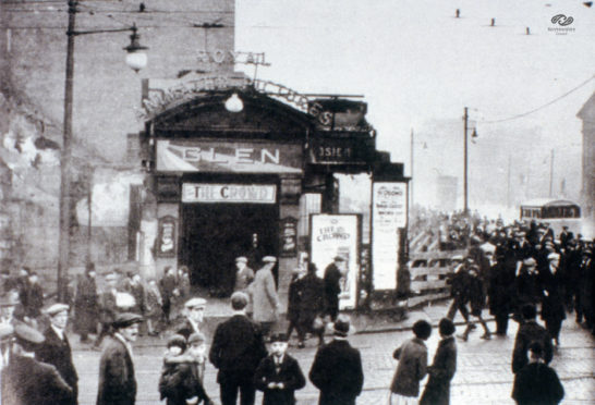 The Glen Cinema in Paisley, where 71 children died in December 31 1929 after a smoking film canister caused panic